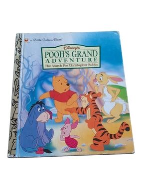 Disney Pooh's Grand Adventure Kids Book - Blue Cover